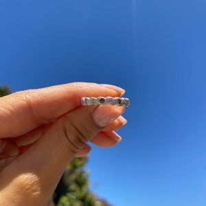 Handcrafted rainbow ring